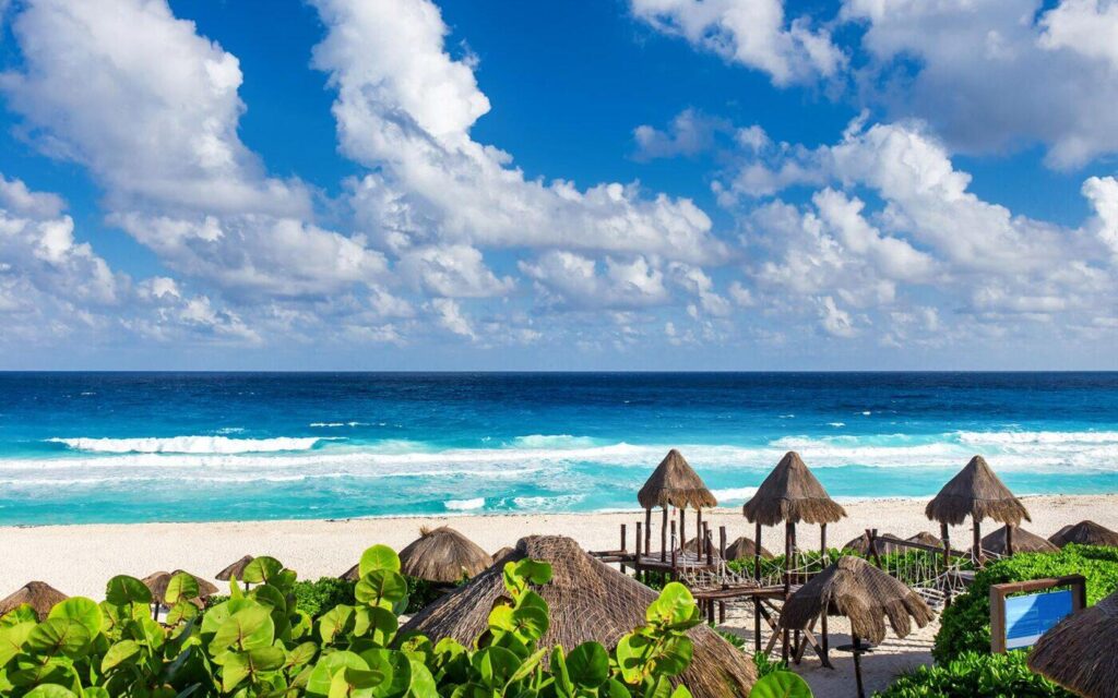  "A serene beach with shadowy figures and whispers, El Conchalito Beach, Mexico."

